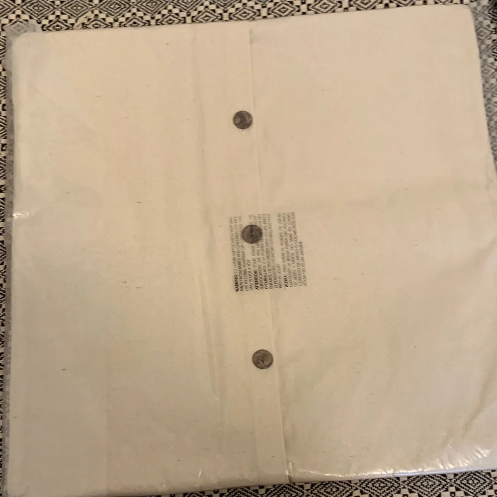 Set of West Elm Cream & Peach Accent Pillow Covers